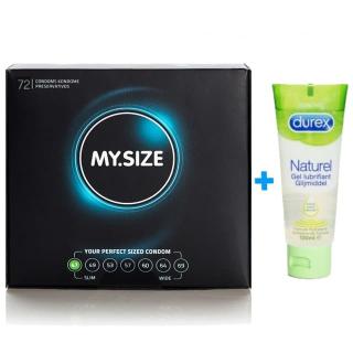 My.Size Pro Condooms maat 47mm (72 st + GRATIS Durex Naturel)