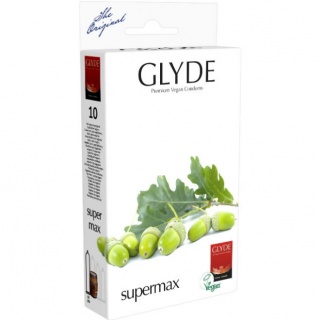 Glyde Premium Vegan Condooms Supermax 60 (10 stuks)