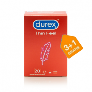 Durex Thin Feel Maxi Pack (Maxi Pack 3 +1 GRATIS)