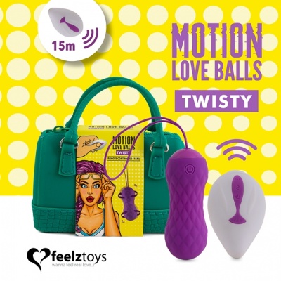 FeelzToys - Remote Controlled Motion Love Balls (Twisty)