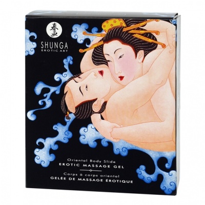Shunga - Oriental body to body massage 500ml (strawberry champagne 500ml)