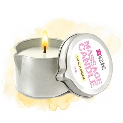 LoversPremium massage candle (vanilla cream)