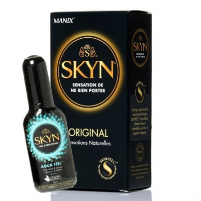 Mates Skyn Original Latexvrije condooms (36st + Gratis Aqua 80ml.)