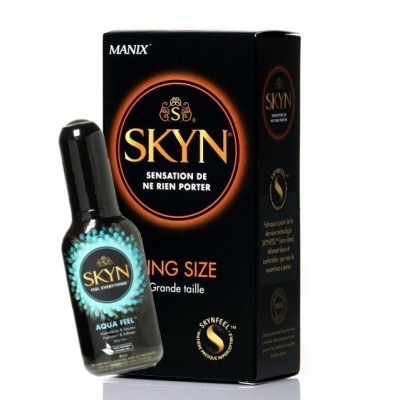 Mates Skyn King Size Latexvrije condooms (36st + Aqua 80ml.)