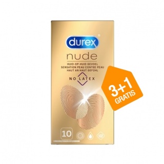 Durex Nude - Latexvrije Condooms (10 stuks 3 +1 )
