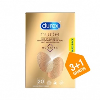 Durex Nude - Latexvrije Condooms (3+1 20stuks)