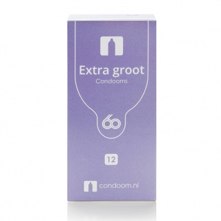 Condoom.nl Extra Groot Condooms 60mm (12 stuks)
