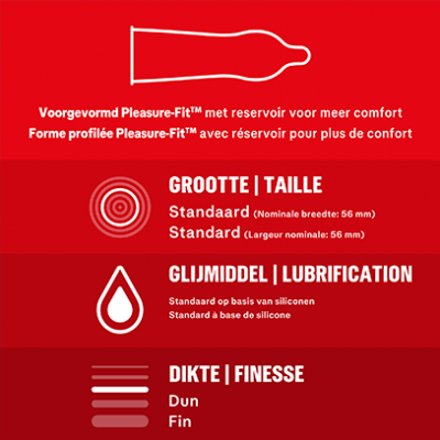 Durex Thin Feel Extra lube condooms (40st + 10st GRATIS)