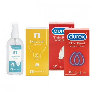 Ultra Dun pakket (Extra Dun + Thin extra lube + Thin extra thin + CNL waterbasis)