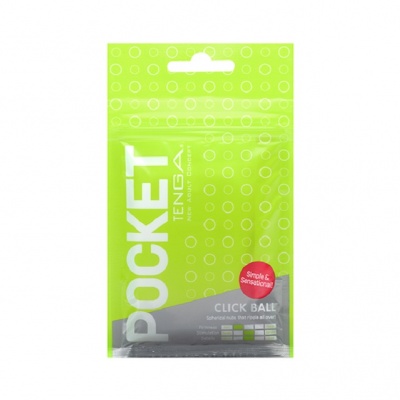 Tenga Pocket Stroker (Click Ball Groen)
