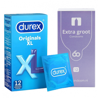 Durex Originals XL (57mm) (12 stuks + 12 CNL Extra Groot)