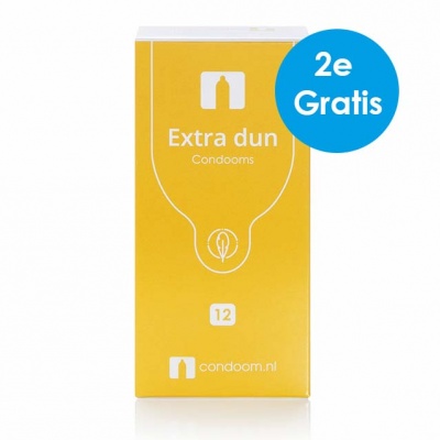 Condoom.nl Extra Dun Condooms (1+1 Gratis)