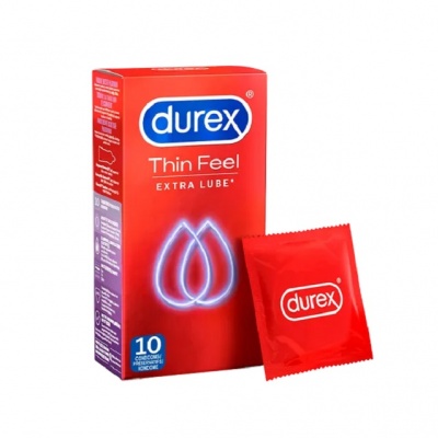 Durex Thin Feel Extra lube condooms (10 stuks)