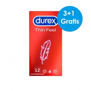 Durex Thin Feel condooms (12 st. 3+1 GRATIS)