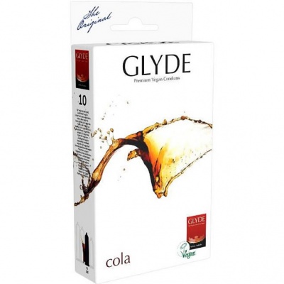 Glyde Premium Vegan Condooms Cola (10 stuks)