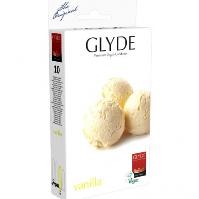 Glyde Premium Vegan Condooms Vanille (10 stuks)