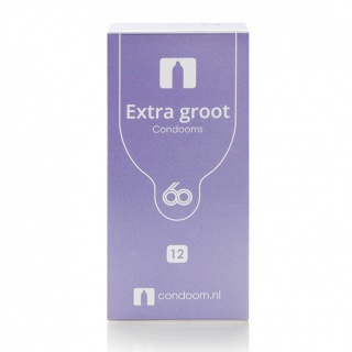 Condoom.nl Extra Groot Condooms 60mm (144 stuks)