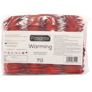 Pasante Warming Condooms (144 stuks)