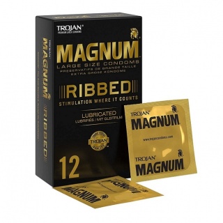 Trojan Magnum Ribbed (12 stuks)
