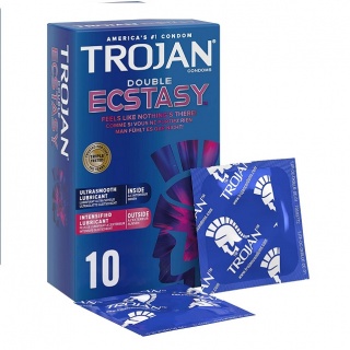 Trojan Double Ecstasy condooms (10 stuks)
