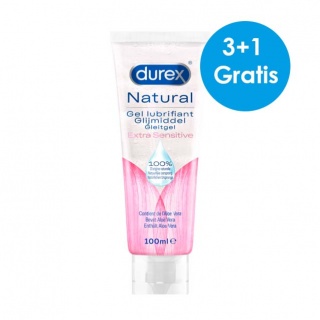 Durex Natural Glijmiddel Extra Sensitive (300ml +100ml GRATIS)