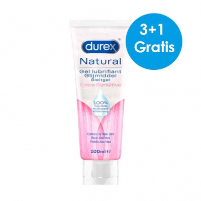 Durex Natural Glijmiddel Extra Sensitive (3+1 GRATIS)