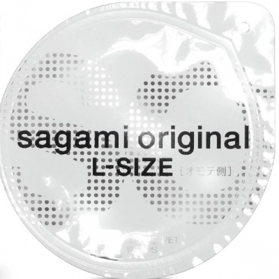 Sagami Original 0.02 - ultradunne latexvrije condooms Maat L (3 stuks)
