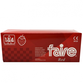 Faire Red condooms aardbei condooms (144 stuks)