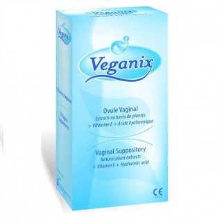 Veganix - Zetpillen tegen vaginale droogheid (10 stuks )