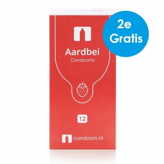 Condoom.nl Aardbei Condooms (1+1 Gratis)