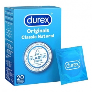 Durex Originals Classic Natural condooms Maxi Pack (80st +20st GRATIS)