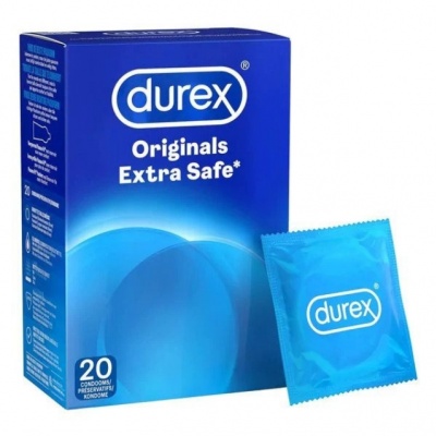 Durex Originals Extra Safe condooms Maxi Pack (80st +20st GRATIS)