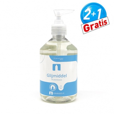 Condoom.nl Glijmiddel Waterbasis (2x 500ml + 500ml Gratis)