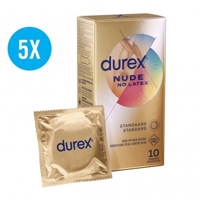 Durex Nude - Latexvrij Condooms voor huid-op-huid gevoel (40st + 10st GRATIS)