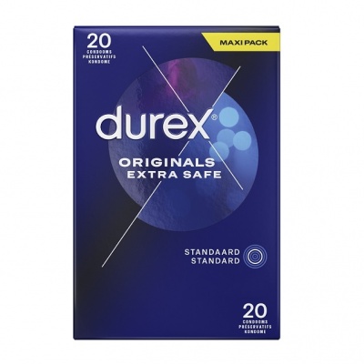 Durex Originals Extra Safe condooms Maxi Pack (80st +20st GRATIS)
