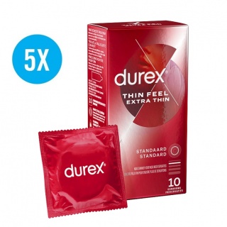 Durex Thin Feel Extra Thin (40st + 10st GRATIS)