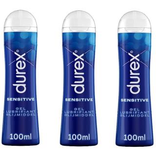 Durex Sensitive glijmiddel &mdash; 3x 100ml