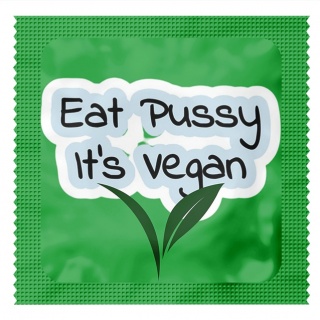 18+ condooms (Eat Pussy It's Vegan)