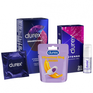 Durex Intense Weekend (Orgasm gel - Orgasm condooms - Orgasm Vibrations)