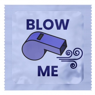18+ condooms (Blow me)