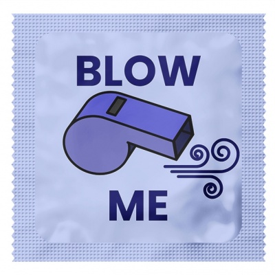 18+ condooms (Blow me)