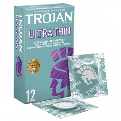 Trojan Ultra Thin condooms (12 stuks)