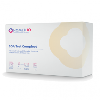 SOA Test Compleet Chlamydia, Gonorroe, Trichomonas, HIV en Syfilis (vrouw)