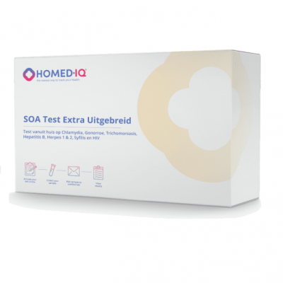 SOA test Extra uitgebreid Chlamydia, Gonorroe, Trichomonas, HIV, Hepatitis B, Syfilis en Herpes Simplex Virus I & II (vrouw)