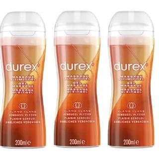 Durex 2in1 Sensual massagegel Ylang Ylang &mdash; 3x 200ml