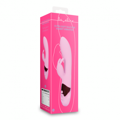 Loveline Ultra Zachte Silicone Rabbit Vibrator (Exotic Fucshsia)