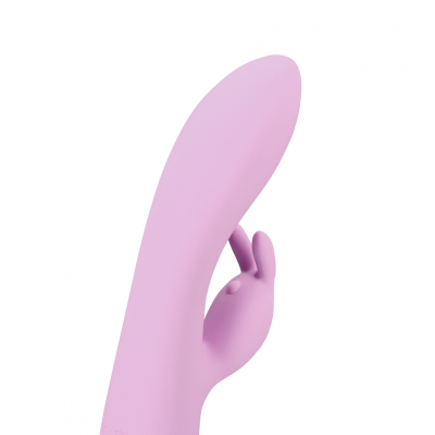 Loveline Ultra Zachte Silicone Rabbit Vibrator (Exotic Fucshsia)