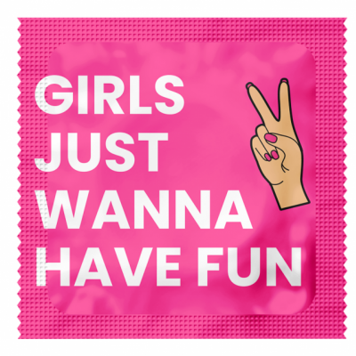 Roze foto condooms (Girls just wanna have fun)