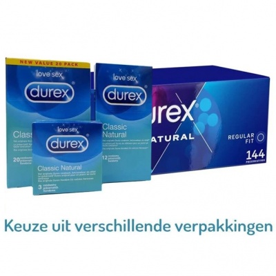 Durex Originals Classic Natural condooms (144 stuks)