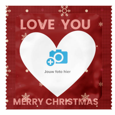 Foto Condoom: Kerst Love You  (3 stuks)